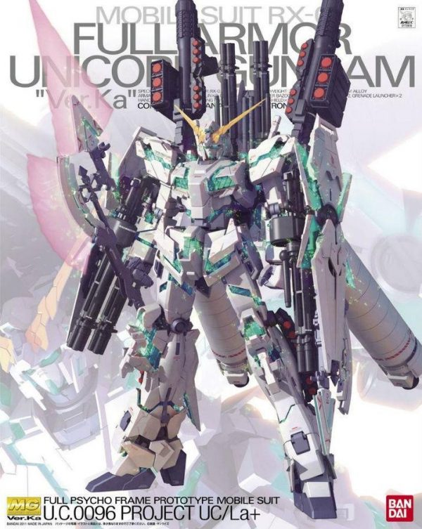 Master Grade RX-0 Full Armor Unicorn Gundam Ver. Ka Box