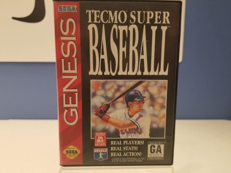 Tecmo Super Baseball Front Cover