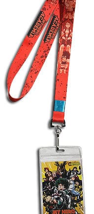 My Hero Academia: Red Group Lanyard