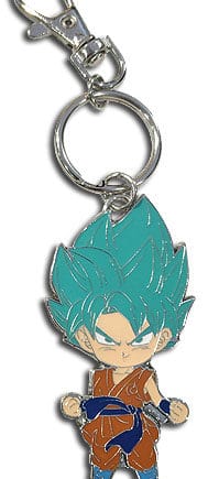 Super Saiyan Blue Goku Metal Keychain