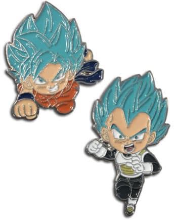 Super Saiyan Blue Goku & Super Saiyan Blue Vegeta Pin Set