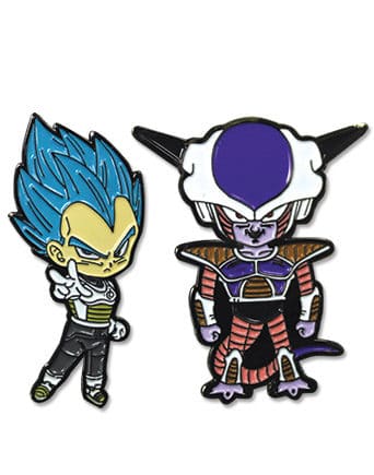 Super Saiyan Blue Vegeta & Frieza Pin Set