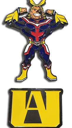 All Might & UA Logo Pin Set