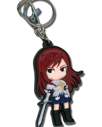 SD Erza PVC Keychain