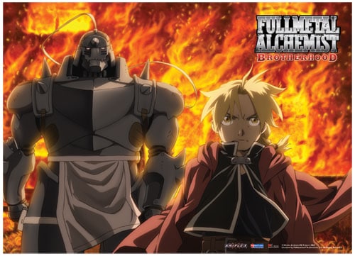 Full Metal Alchemist Brotherhood: Fire Wall Scroll