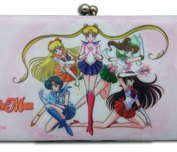 Group Pink Hinge Wallet Pose 1