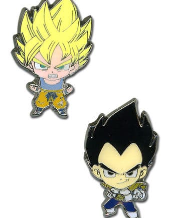 Super Saiyan Goku & Vegeta Pin Set