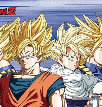 Saiyan Group Wall Scroll Version 2
