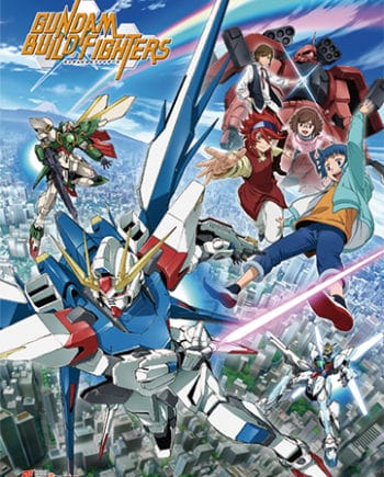 Gundam Build Fighters: Key Art Wall Scroll