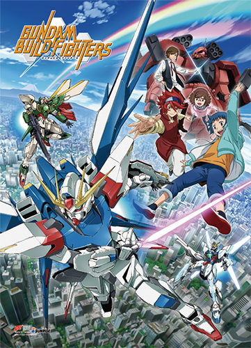 Gundam Build Fighters: Key Art Wall Scroll