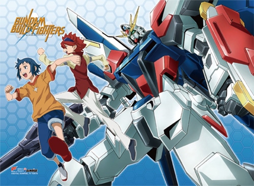 Gundam Build Fighters: Group Wall Scroll