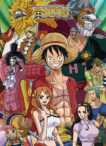 One Piece: Group Wall Scroll Version 2