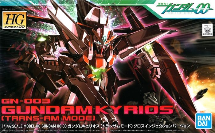 High Grade Gundam Kyrios Trans-Am Mode Box