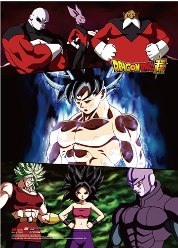 Goku & Group Wall Scroll Pose 1