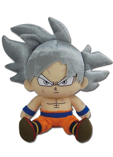 Ultra Instinct Goku Sitting Plush Pose 1