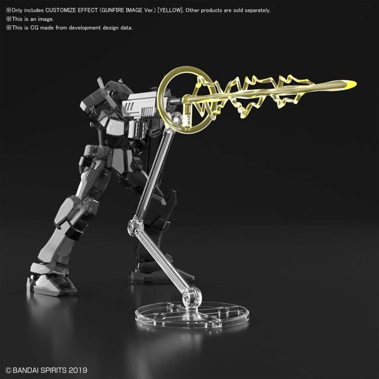 Customize Effect Gunfire Image Ver Yellow Pose 1