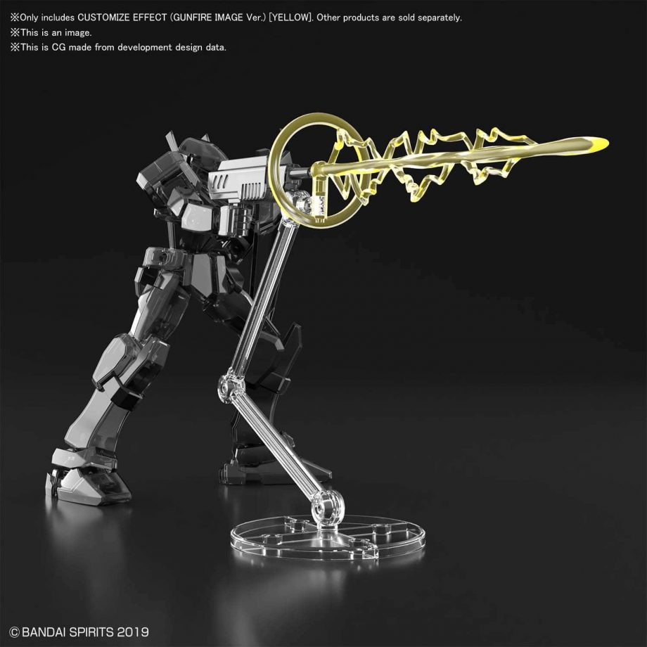 Customize Effect Gunfire Image Ver Yellow Pose 1