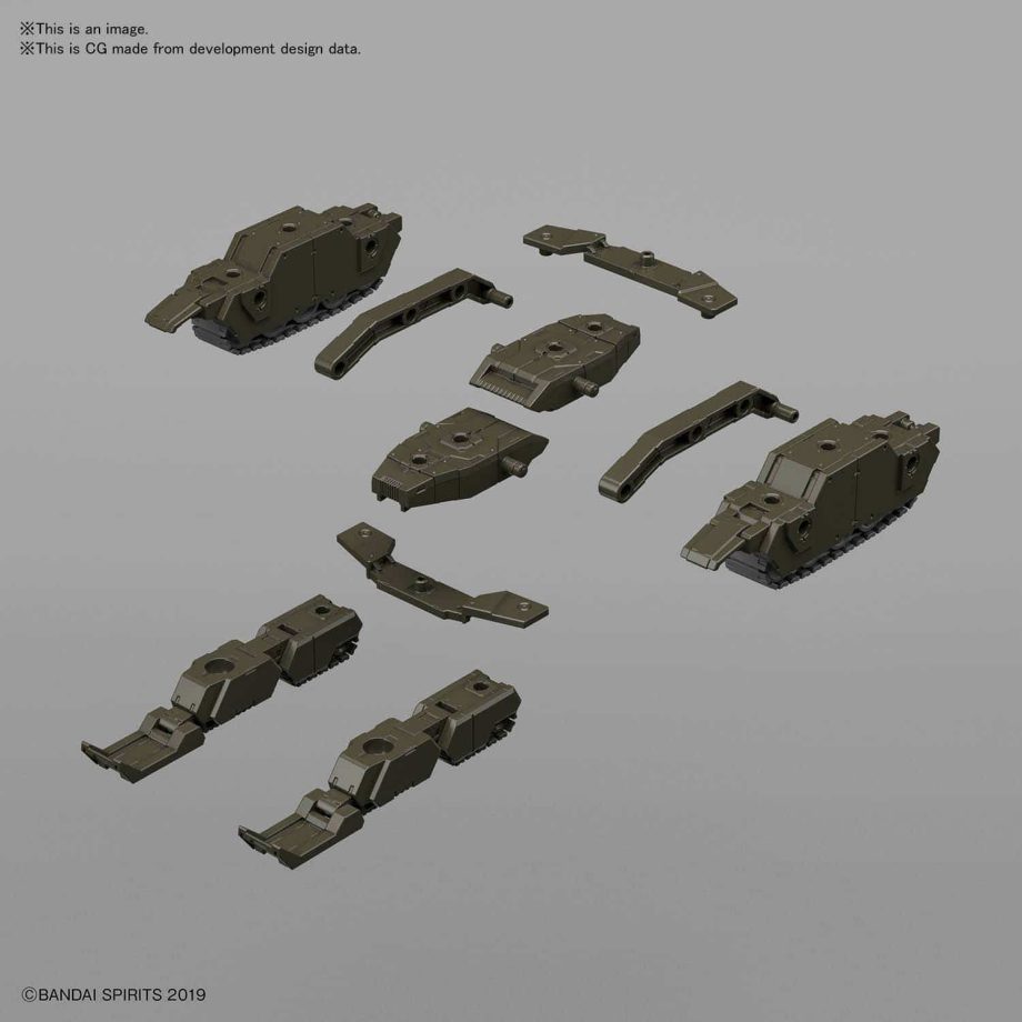 Extended Armament Vehicle Tank Olive Drab Pose 3