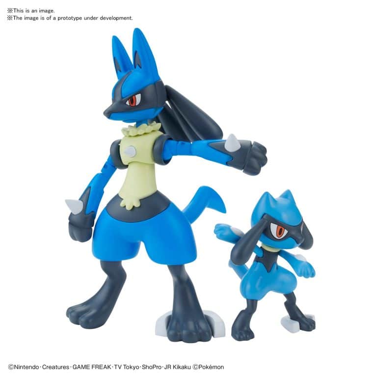 Riolu & Lucario Model Kit Pose 1