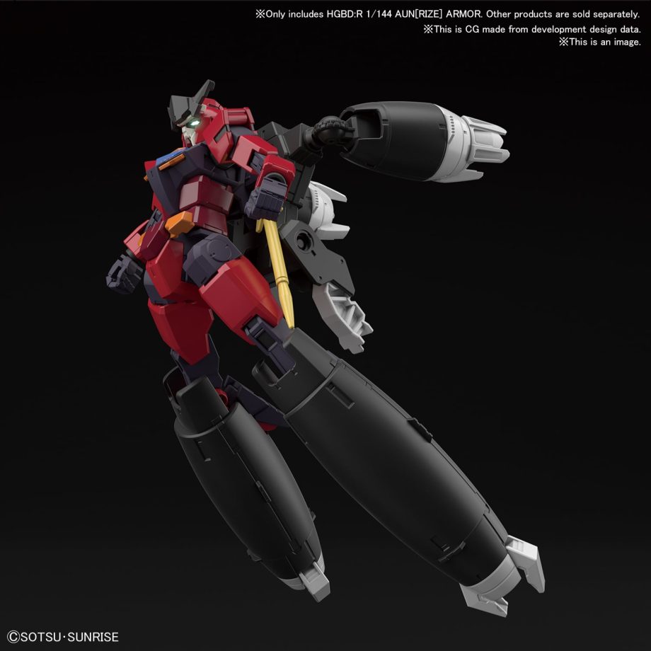 High Grade Gundam Aun[RIZE] Armor Pose 3