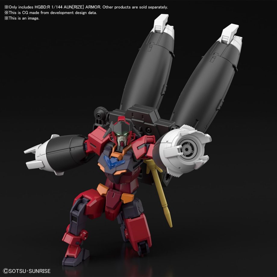 High Grade Gundam Aun[RIZE] Armor Pose 2