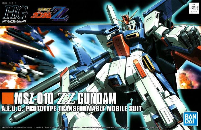 High Grade MSZ-010 ZZ Gundam Box