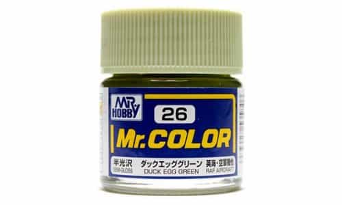 Mr. Color Semi Gloss Duck Egg Green C26