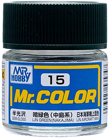 Mr. Color Semi Gloss IJN Green Nakajima C15