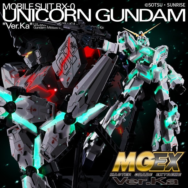 1/100 Master Grade EX Unicorn Gundam Pose 1
