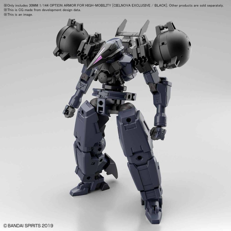 Cielnova Option Armor For High Mobility Black Pose 1