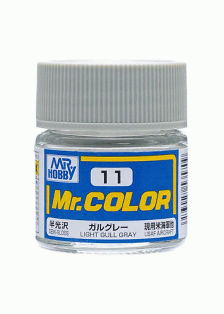 Mr. Color Semi Gloss Light Gull Gray C11