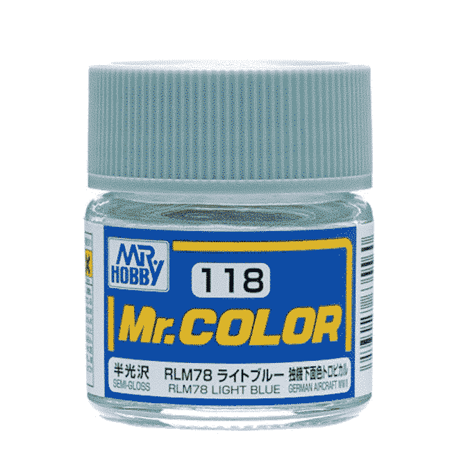 Mr. Color Semi Gloss RLM78 Light Blue C118