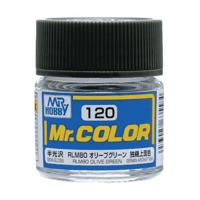 Mr. Color Semi Gloss RLM80 Olive Green C120
