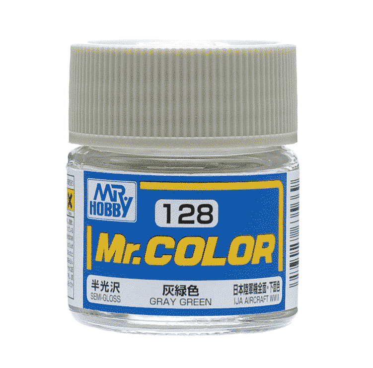 Mr. Color Semi Gloss Gray Green C128