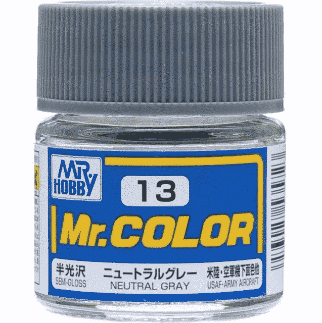 Mr. Color Semi Gloss Neutral Gray C13