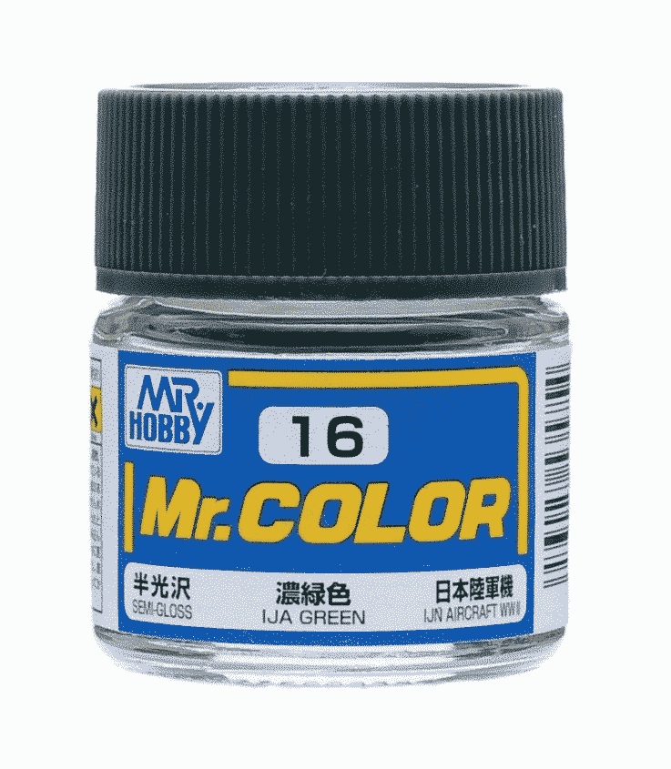 Mr. Color Semi Gloss IJA Green C16