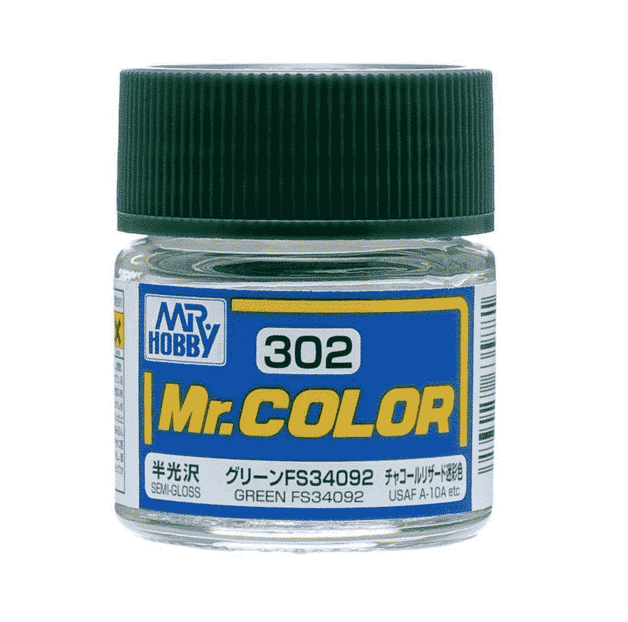 Mr. Color Semi Gloss Green FS34092 C302