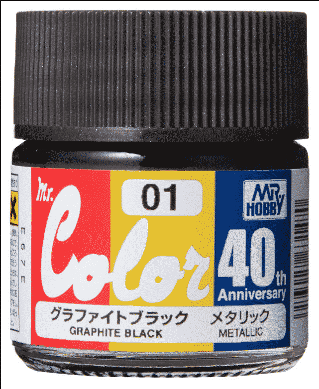 Mr. Color 40th Anniversary Gloss Graphite Black AVC01
