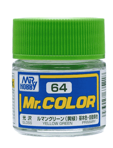 Mr. Color Gloss Yellow Green C64