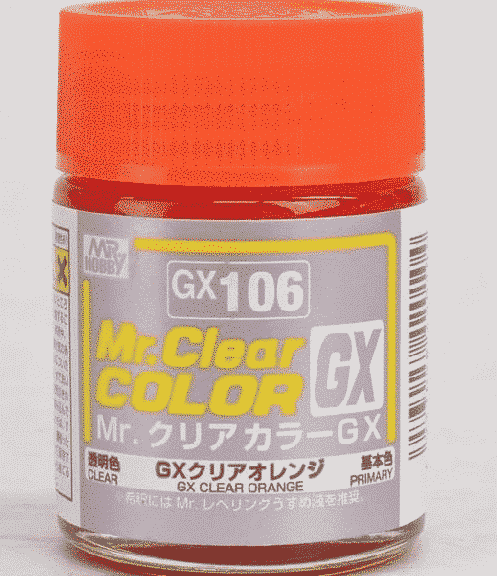 Mr. Clear Color GX Gloss Clear Orange GX106