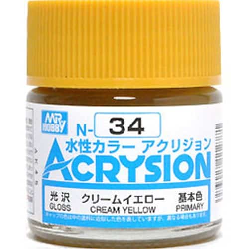 Mr. Color Acrysion Gloss Cream Yellow N34