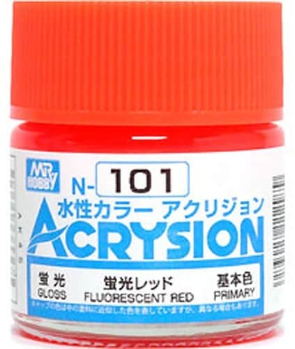 Mr. Color Acrysion Gloss Fluorescent Red N101