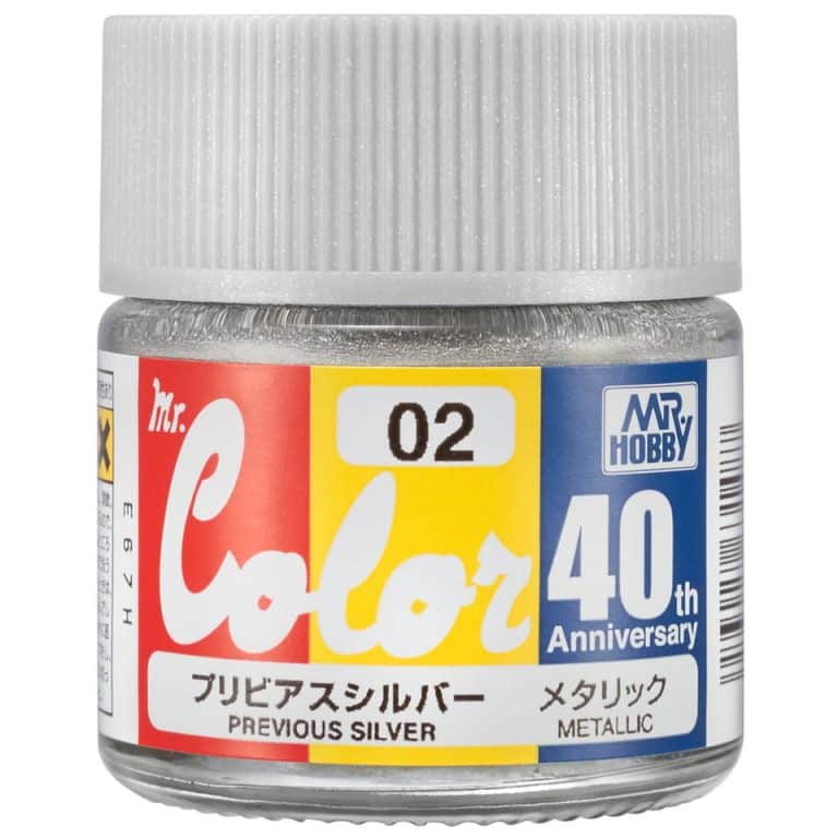Mr. Color 40th Anniversary Gloss Previous Silver AVC02