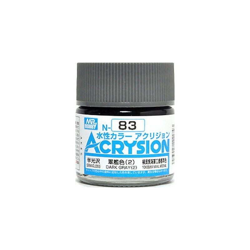Mr. Color Acrysion Semi Gloss Dark Gray 2 N83