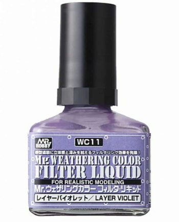 Mr. Weathering Color Filter Liquid Layer Violet WC11