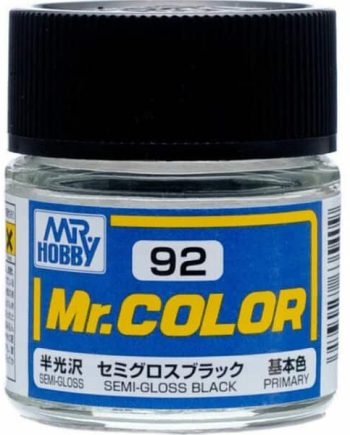 Mr. Color Semi Gloss Black C92