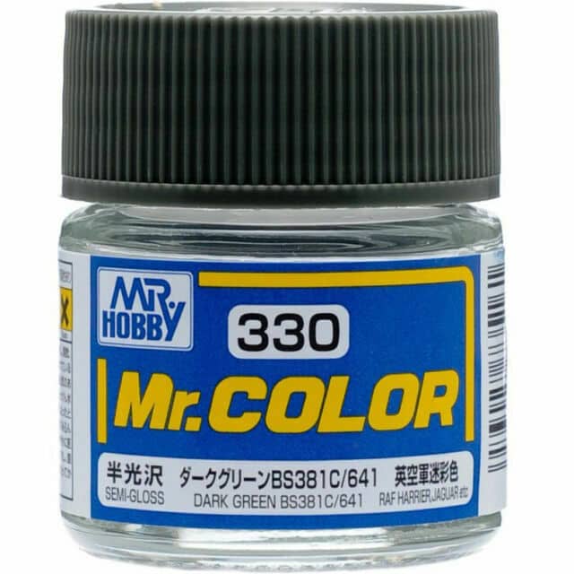 Mr. Color Semi Gloss Dark Green BS381C/641 C330