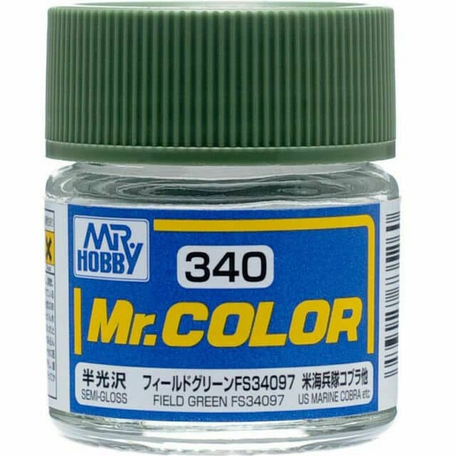 Mr. Color Semi Gloss Field Green FS34097 C340
