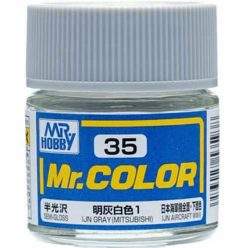Mr. Color Semi Gloss IJN Gray Mitsubishi C35