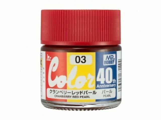 Mr. Color 40th Anniversary Gloss Cranberry Red Pearl AVC03